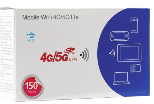  Mobile WiFi Hotspot | 4G LTE Unlocked Wi-Fi Hotspot Device for All Network | Portable WiFi Router with Sim Card Slot for Travel Support